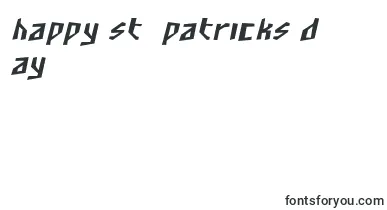 SfjunkculturecondensedObli font – St Patricks Day Fonts